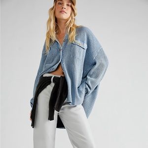 FP One Scout Jacket in light blue Mediterranean color | Size Small